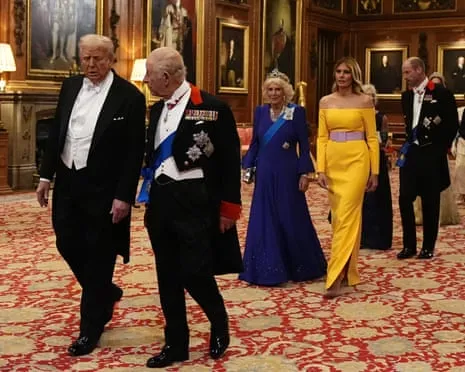 Royals Present Grand Welcome During Demonstrations; Kimmel Pulled From Air Over Kirk Remarks