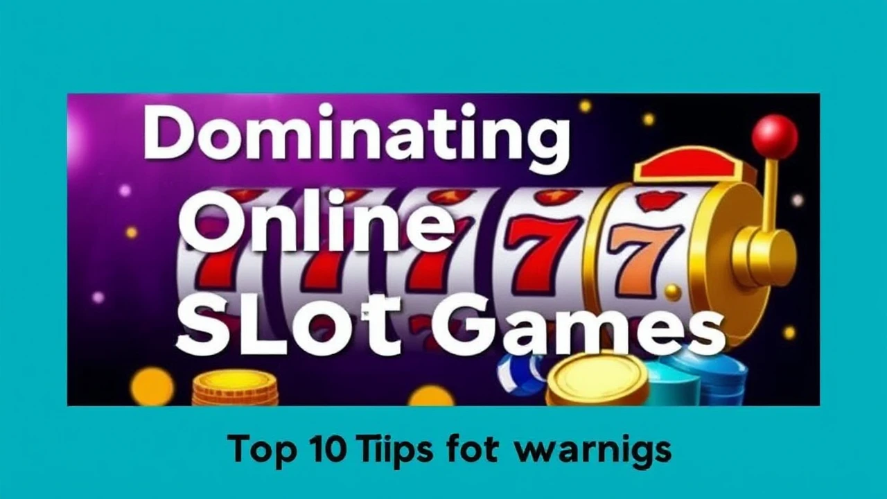 Dominating Online Slot Games: Top 10 Tips to Win Big
